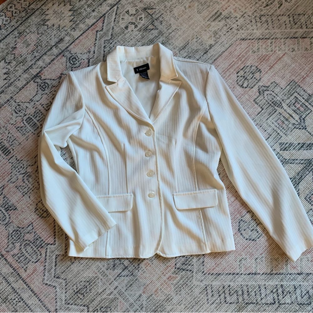 Vintage T.Milano White Blazer